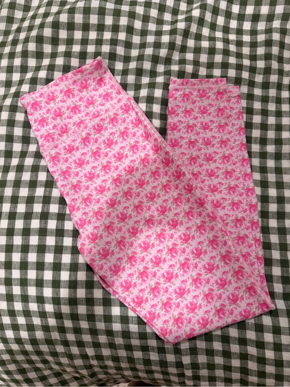 LoveShackFancy Pink Floral Leggings